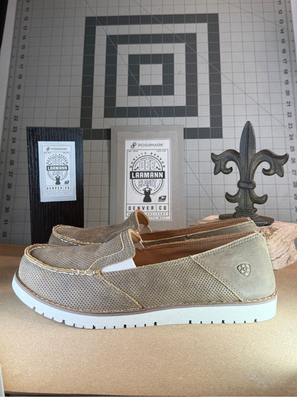 ARIAT®  |  WOMENS  |  LEATHER SLIP ON  |  NEW  | - Picture 7 of 10